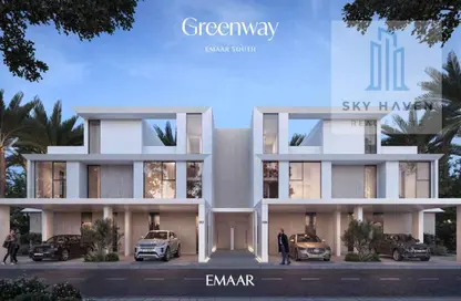 Townhouse - 3 Bedrooms - 4 Bathrooms for sale in Greenway - EMAAR South - Dubai South (Dubai World Central) - Dubai