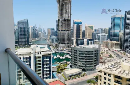 Apartment - 1 Bedroom - 2 Bathrooms for rent in DEC Tower 2 - DEC Towers - Dubai Marina - Dubai