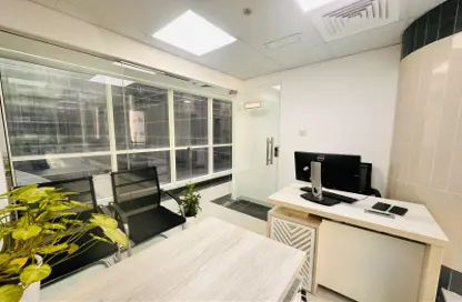 Office Space - Studio - 1 Bathroom for rent in Business Atrium Building - Oud Metha - Bur Dubai - Dubai