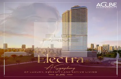 Apartment - 3 Bedrooms - 4 Bathrooms for sale in Electra by Acube Developments - Jumeirah Village Circle - Dubai