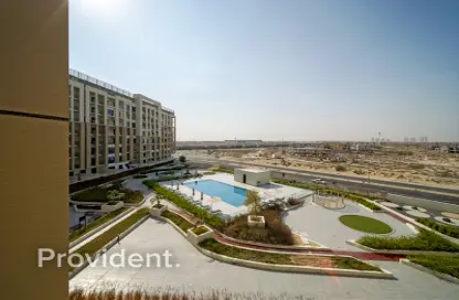 Apartment - Studio - 1 Bathroom for rent in Rukan Tower B - Rukan Tower - Dubai Land - Dubai