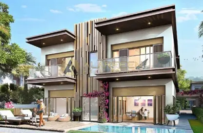 Townhouse - 4 Bedrooms - 4 Bathrooms for sale in Costa Brava 1 - Costa Brava at DAMAC Lagoons - Damac Lagoons - Dubai