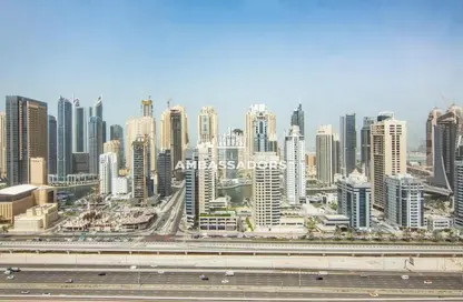 شقة - غرفة نوم - 1 حمام للايجار في بوابة دبي الجديدة 1 - (JLT) مجمع Q - أبراج بحيرة الجميرا - دبي