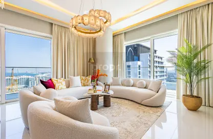 Apartment - 2 Bedrooms - 2 Bathrooms for rent in Grand Bleu Tower 1 - EMAAR Beachfront - Dubai Harbour - Dubai