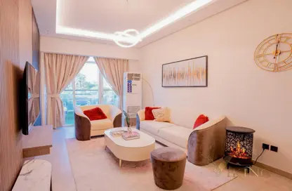صورة لـ غرفة المعيشة شقة - غرفة نوم - 2 حمامات للبيع في 555 بارك ڤيوز - مثلث قرية الجميرا - دبي ، صورة رقم 1