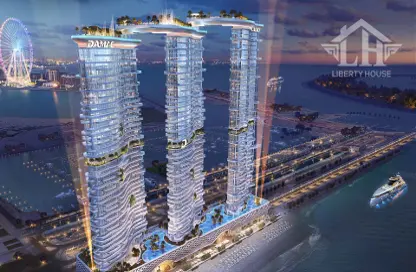 Apartment - 1 Bedroom - 2 Bathrooms for sale in Tower C - Damac Bay - Dubai Harbour - Dubai