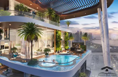 Apartment - 2 Bedrooms - 3 Bathrooms for sale in Damac Bay 2 - Dubai Harbour - Dubai