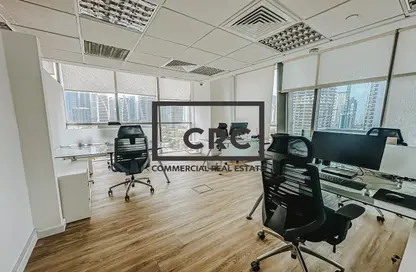 Office Space - Studio - 1 Bathroom for rent in Tiffany Tower - JLT Cluster W - Jumeirah Lake Towers - Dubai