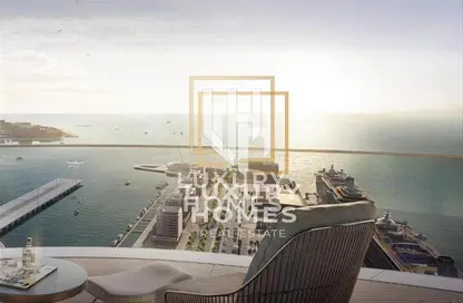 Apartment - 3 Bedrooms - 4 Bathrooms for sale in Seapoint - EMAAR Beachfront - Dubai Harbour - Dubai