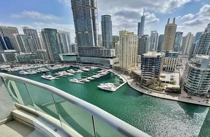 Apartment - 3 Bedrooms - 4 Bathrooms for rent in Marina Wharf 1 - Marina Wharf - Dubai Marina - Dubai