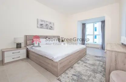Room / Bedroom image for: Apartment - 1 Bedroom - 1 Bathroom for rent in Elite Residence - Dubai Marina - Dubai, Image 1
