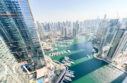 Apartment - 3 Bedrooms - 5 Bathrooms for sale in Damac Heights - Dubai Marina - Dubai