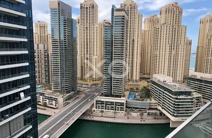 Apartment - 1 Bathroom for sale in Silverene Tower B - Silverene - Dubai Marina - Dubai