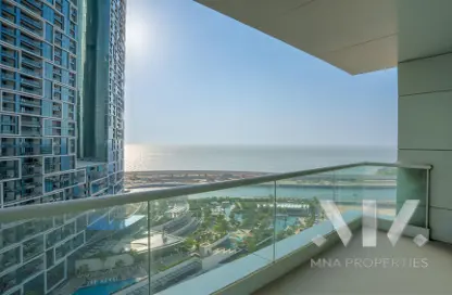 Apartment - 2 Bedrooms - 3 Bathrooms for rent in Al Bateen Residences - Jumeirah Beach Residence - Dubai