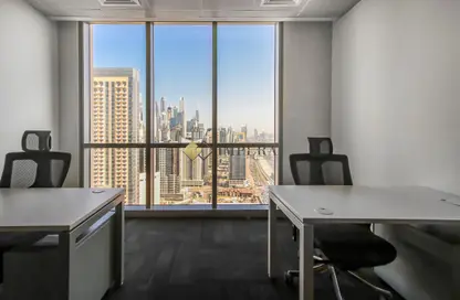 Office Space - Studio - 2 Bathrooms for rent in Marina Plaza - Dubai Marina - Dubai