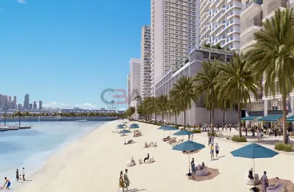 Apartment - 2 Bedrooms - 2 Bathrooms for sale in Beachgate by Address - EMAAR Beachfront - Dubai Harbour - Dubai