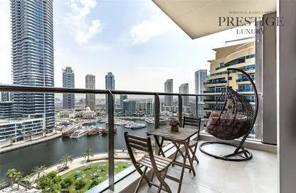 Apartment - 2 Bedrooms - 4 Bathrooms for rent in Sparkle Tower 2 - Sparkle Towers - Dubai Marina - Dubai