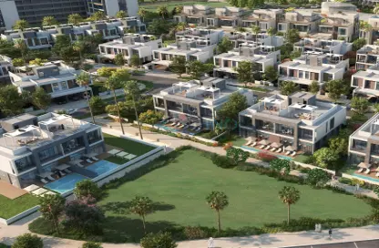 Townhouse - 4 Bedrooms - 6 Bathrooms for sale in The Pulse Beachfront - The Pulse - Dubai South (Dubai World Central) - Dubai