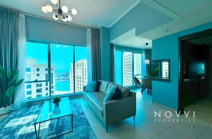 Apartment - 1 Bedroom - 2 Bathrooms for rent in Shemara Tower - Marina Promenade - Dubai Marina - Dubai