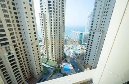 Apartment - 3 Bedrooms - 3 Bathrooms for sale in Rimal 2 - Rimal - Jumeirah Beach Residence - Dubai