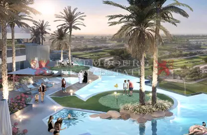 Apartment - 2 Bedrooms - 2 Bathrooms for sale in Golf Greens 1 - Tower A - Golf Greens - DAMAC Hills - Dubai