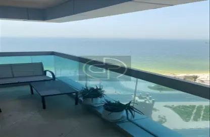 Apartment - 3 Bedrooms - 4 Bathrooms for sale in Corniche Tower - Ajman Corniche Road - Ajman