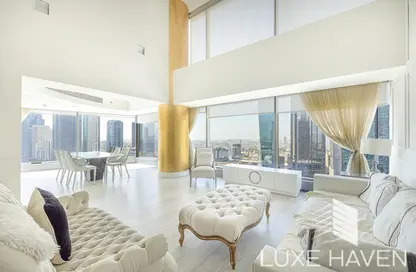 Duplex - 3 Bedrooms - 4 Bathrooms for rent in Jumeirah Living - World Trade Centre Residence - World Trade Center - Dubai