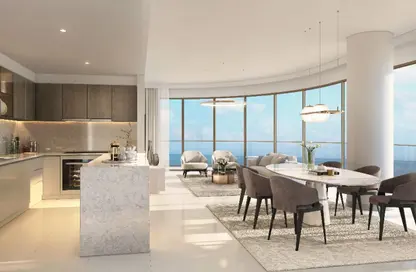 Apartment - 4 Bedrooms - 5 Bathrooms for sale in Grand Bleu Tower 1 - EMAAR Beachfront - Dubai Harbour - Dubai