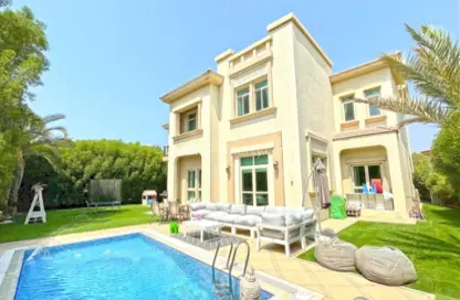 Villa - 4 Bedrooms - 5 Bathrooms for rent in Entertainment Foyer - Mediterranean Clusters - Jumeirah Islands - Dubai