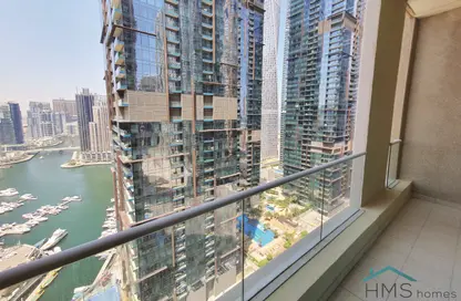 Apartment - 2 Bedrooms - 3 Bathrooms for rent in Marina Heights - Dubai Marina - Dubai