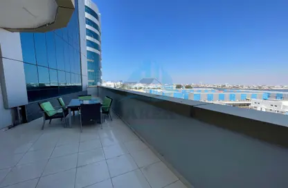 Apartment - 1 Bedroom - 2 Bathrooms for rent in Orient Tower 2 - Orient Towers - Al Bustan - Ajman