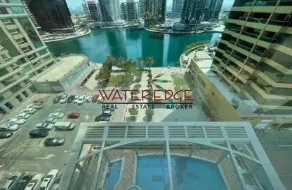 Apartment - 1 Bedroom - 1 Bathroom for rent in Global Lake View - JLT Cluster E - Jumeirah Lake Towers - Dubai