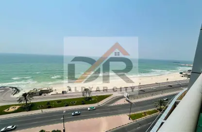 Apartment - 2 Bedrooms - 3 Bathrooms for rent in Ajman Corniche Residences - Ajman Corniche Road - Ajman