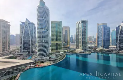 Office Space - Studio - 1 Bathroom for rent in Platinum Tower (Pt Tower) - JLT Cluster I - Jumeirah Lake Towers - Dubai