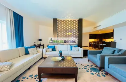 Apartment - 3 Bedrooms - 4 Bathrooms for rent in Fairmont Marina Residences - The Marina - Abu Dhabi