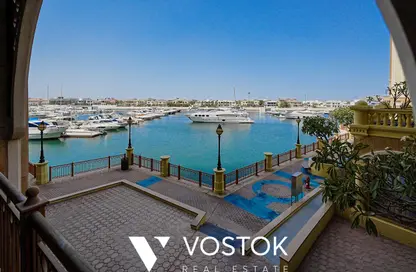 Apartment - 3 Bedrooms - 4 Bathrooms for rent in Marina Residences 1 - Marina Residences - Palm Jumeirah - Dubai