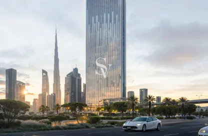 Apartment - 1 Bedroom - 2 Bathrooms for sale in Tiger Sky Tower - Business Bay - Dubai