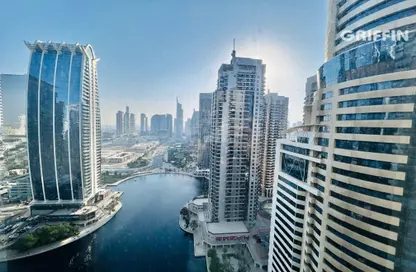 Office Space - Studio - 2 Bathrooms for rent in One Lake Plaza - JLT Cluster T - Jumeirah Lake Towers - Dubai