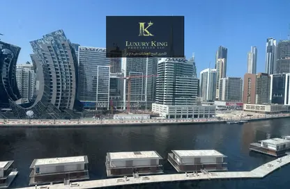 Office Space - Studio - 4 Bathrooms for rent in Executive Bay B - Executive Bay - Business Bay - Dubai