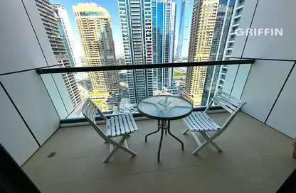 Apartment - 1 Bedroom - 2 Bathrooms for rent in Lakeside Residence - JLT Cluster A - Jumeirah Lake Towers - Dubai