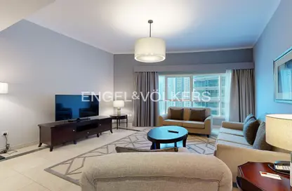 Hotel  and  Hotel Apartment - 2 Bedrooms - 3 Bathrooms for rent in Marriott Harbour Hotel and Suites - Dubai Marina - Dubai