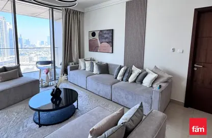 Apartment - 3 Bedrooms - 4 Bathrooms for rent in Boulevard Point - Downtown Dubai - Dubai