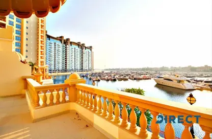 Townhouse - 2 Bedrooms - 3 Bathrooms for rent in Marina Residences 5 - Marina Residences - Palm Jumeirah - Dubai