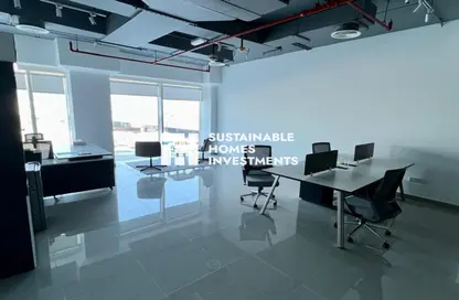 Office Space - Studio - 1 Bathroom for rent in Oceanscape - Shams Abu Dhabi - Al Reem Island - Abu Dhabi