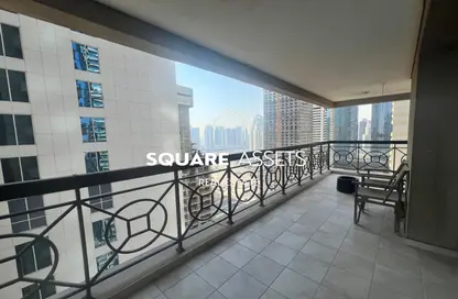 Apartment - 3 Bedrooms - 4 Bathrooms for rent in Al Seef Tower - Dubai Marina - Dubai