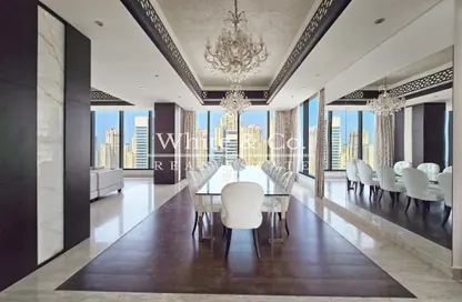 Apartment - 4 Bedrooms - 6 Bathrooms for rent in Silverene Tower A - Silverene - Dubai Marina - Dubai