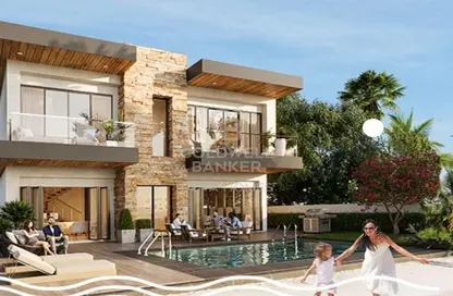 Townhouse - 4 Bedrooms - 4 Bathrooms for sale in Costa Brava 1 - Costa Brava at DAMAC Lagoons - Damac Lagoons - Dubai