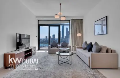 Apartment - 2 Bedrooms - 2 Bathrooms for rent in Marina Vista - EMAAR Beachfront - Dubai Harbour - Dubai