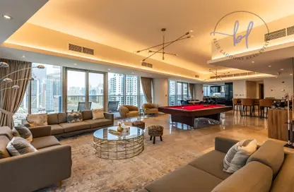 Penthouse - 6 Bedrooms - 7 Bathrooms for rent in Orra Harbour Residences and Hotel Apartments - Dubai Marina - Dubai