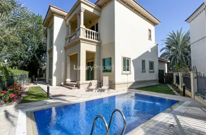 Villa - 4 Bedrooms - 5 Bathrooms for rent in Entertainment Foyer - Mediterranean Clusters - Jumeirah Islands - Dubai